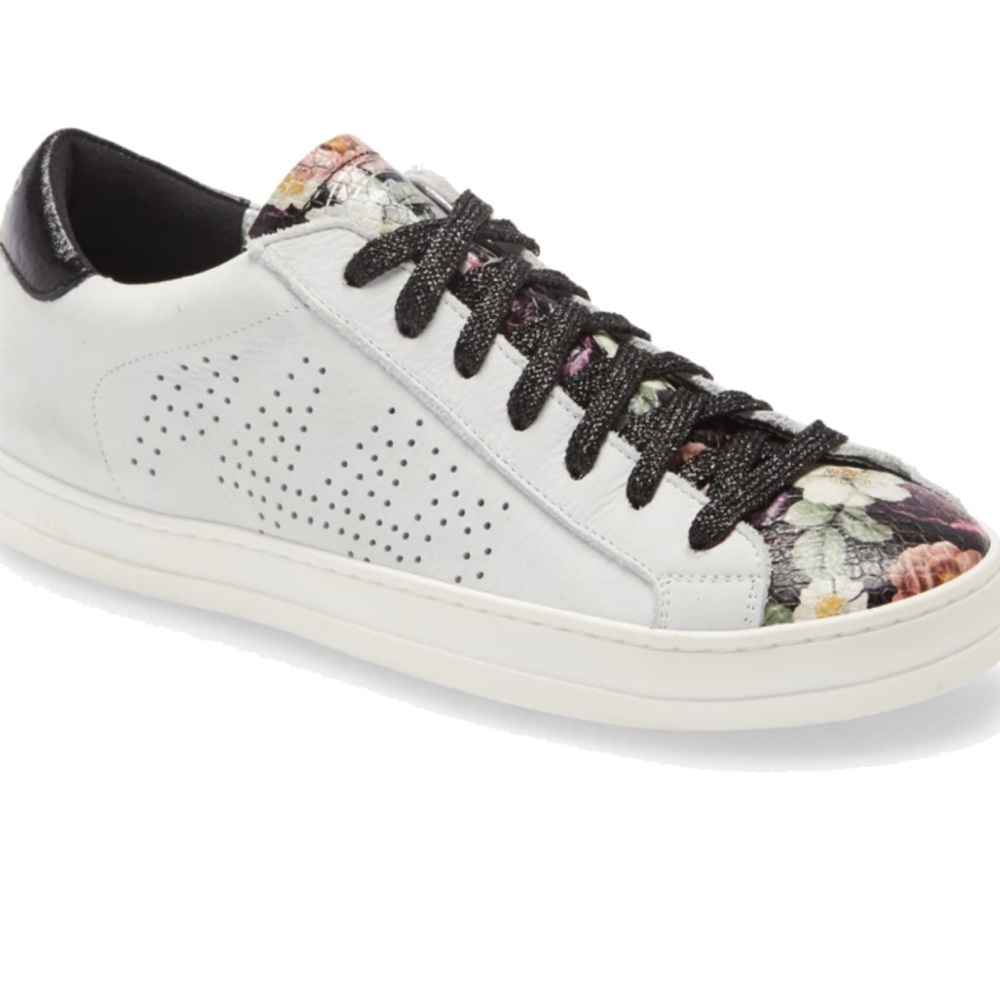 P448 John Low Top in Black Floral